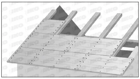 Sheathing boards or plywood